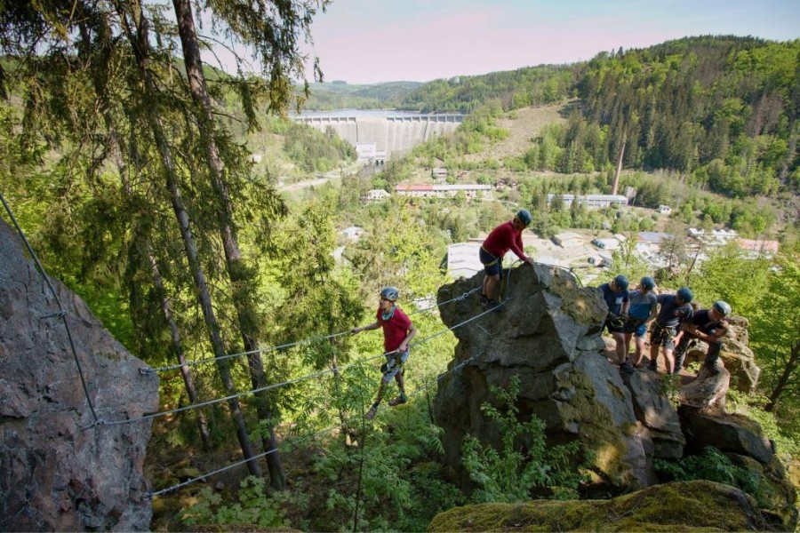 ferrata Ledová stěna Vír